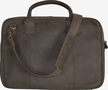 Plevier Document Bag in Brown