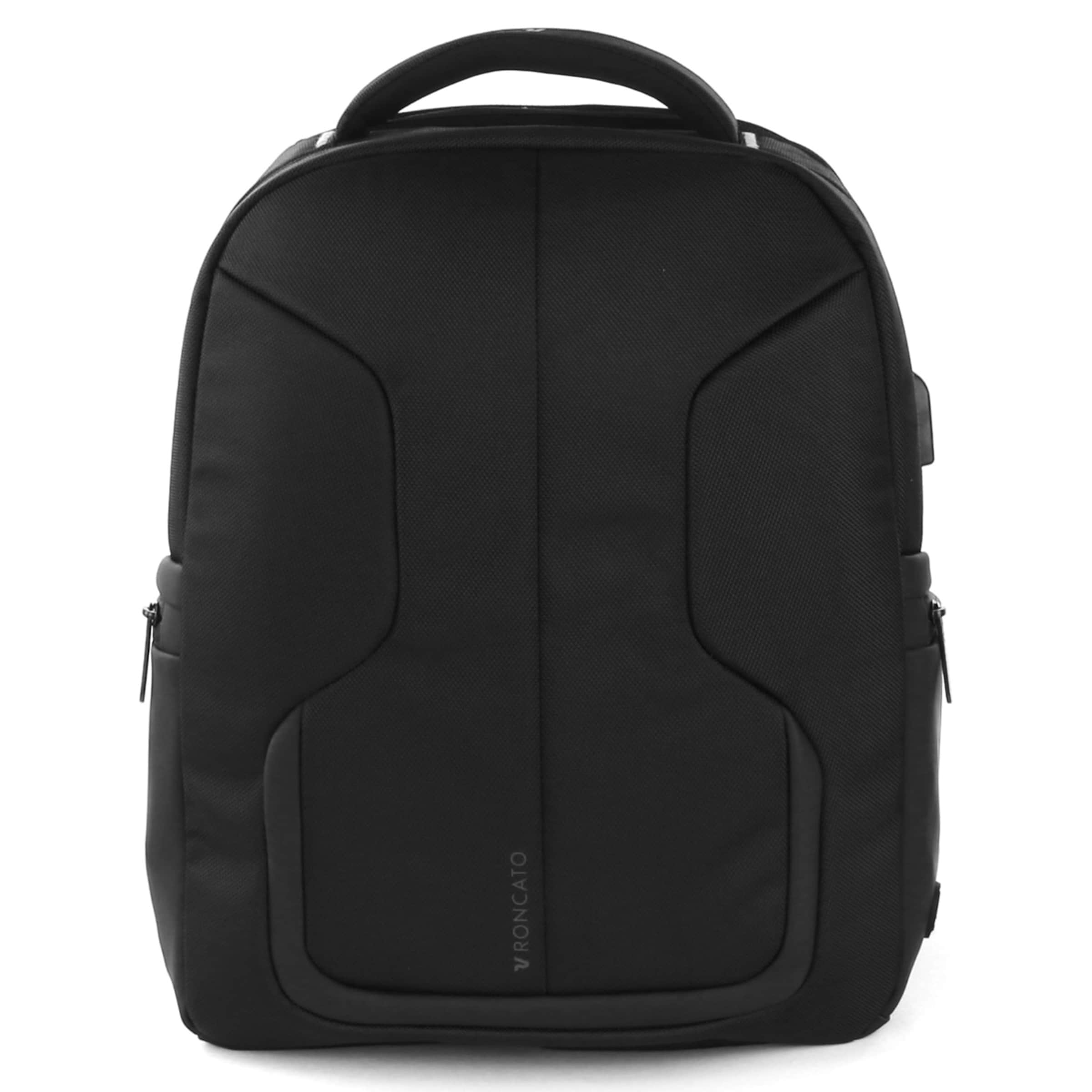 Roncato Rucksack in Schwarz: Vorderseite