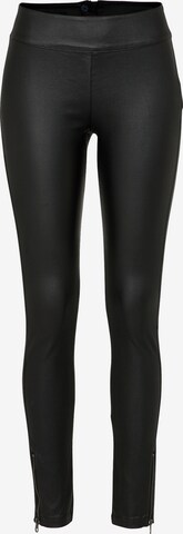 Cream Skinny Leggings 'Belus-Katy' in Black: front