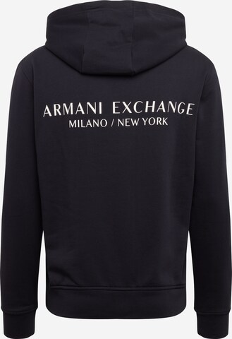 Regular fit Bluză de molton de la ARMANI EXCHANGE pe albastru