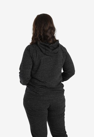 ENDURANCE Athletic Zip-Up Hoodie 'Olivia' in Black