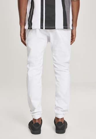 SOUTHPOLE Tapered Trousers in White