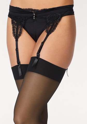 LASCANA Hold up stockings in Black