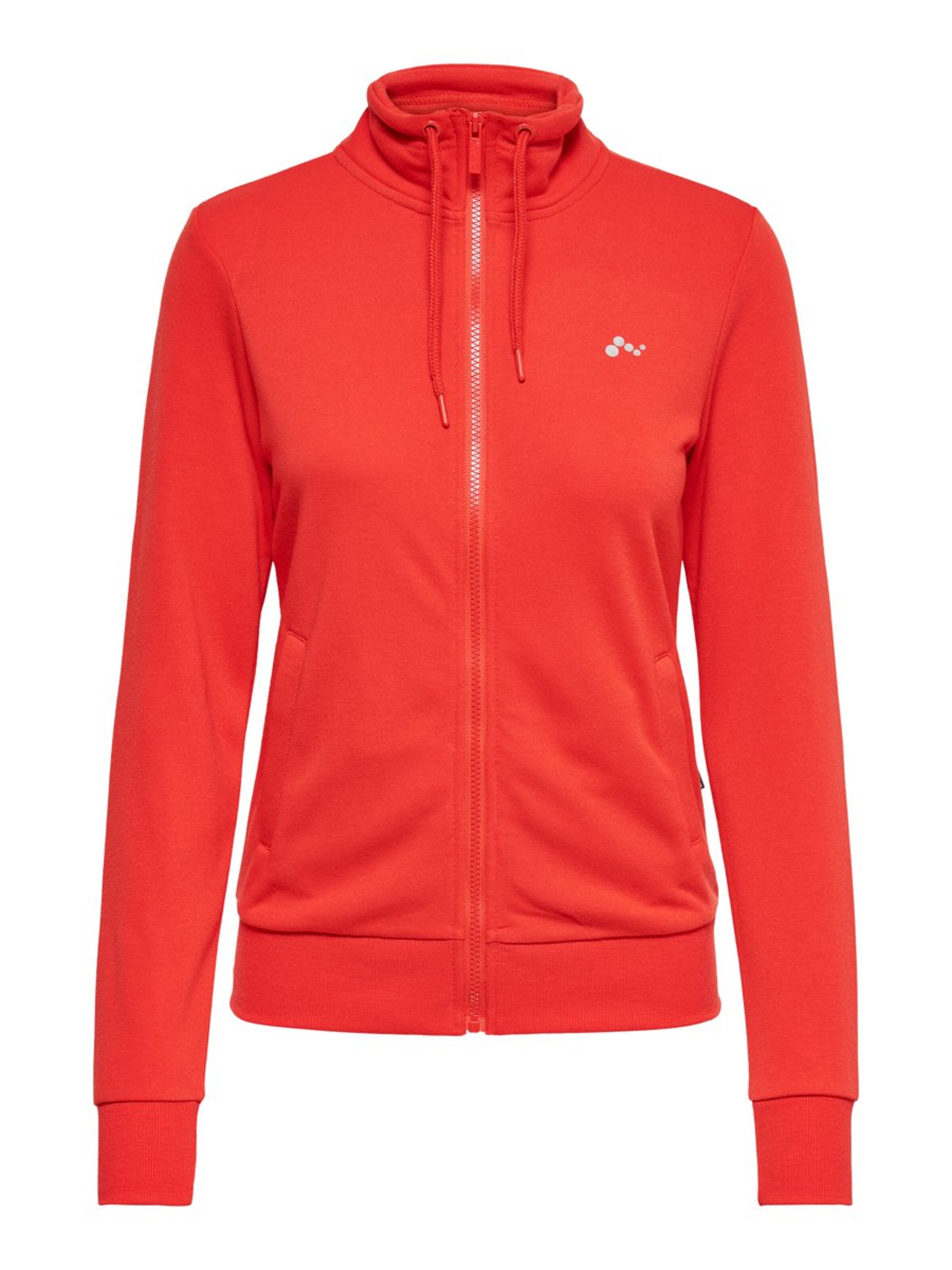 ONLY PLAY - Sportief sweatvest in de kleur Oranjerood