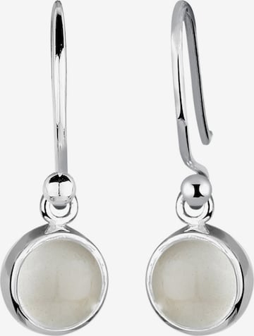 ELLI Earrings 'Rund' in Silver: front