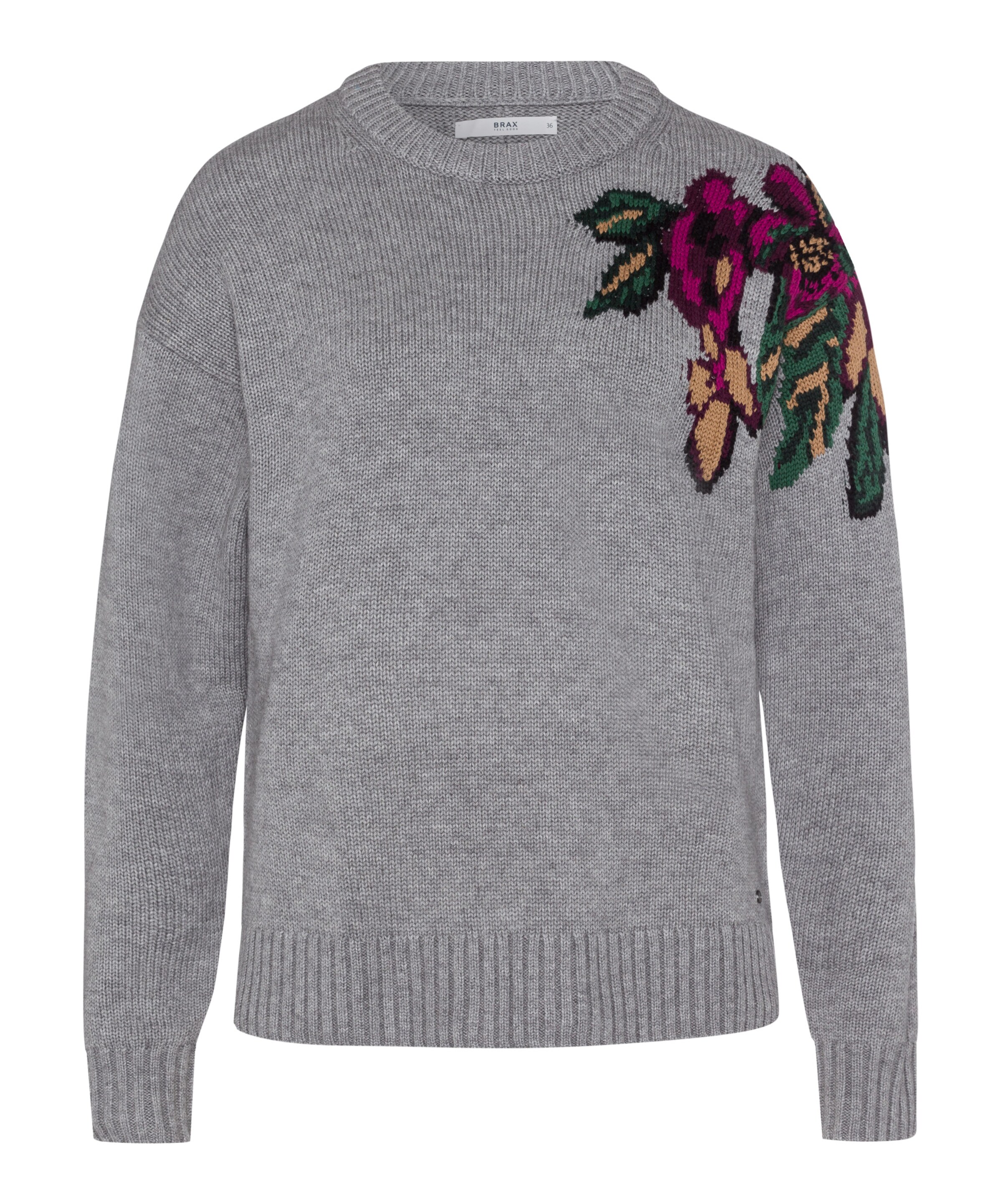 BRAX Pullover 'Liz' in Grau: Vorderseite