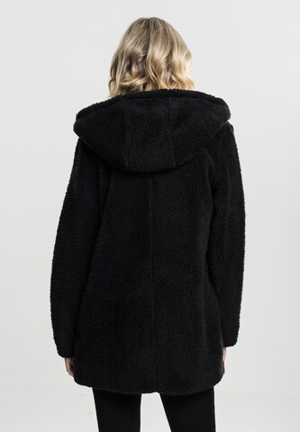 Urban Classics Between-Seasons Coat in Black