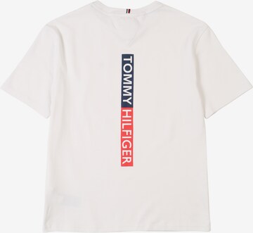 TOMMY HILFIGER Shirt 'Boxy' in Wit: terug