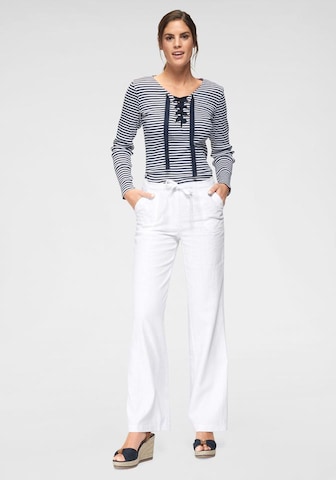 CHEER Loose fit Pants in White