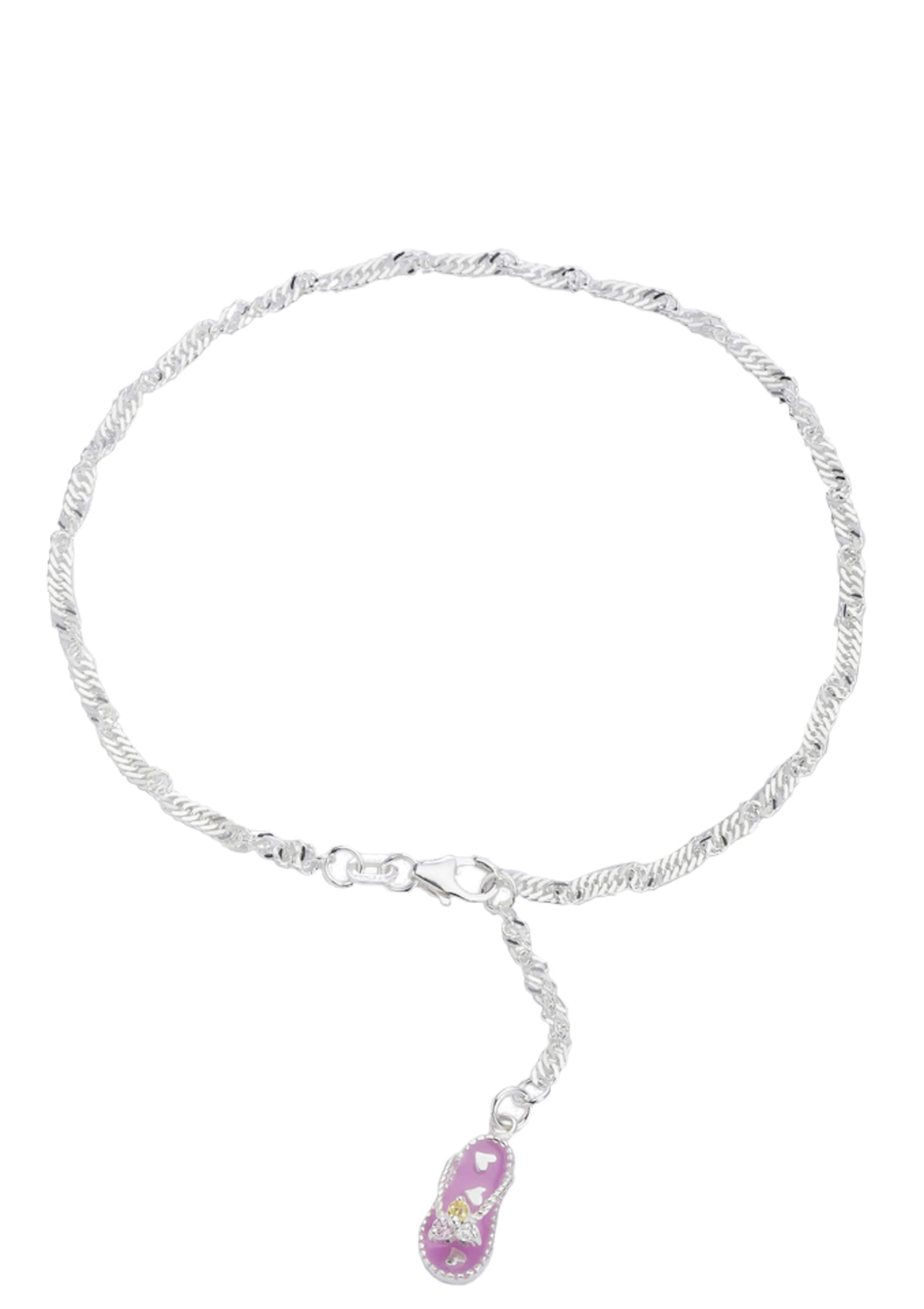 FIRETTI Foot Jewelry 'Zehentrenner' in Silver: front