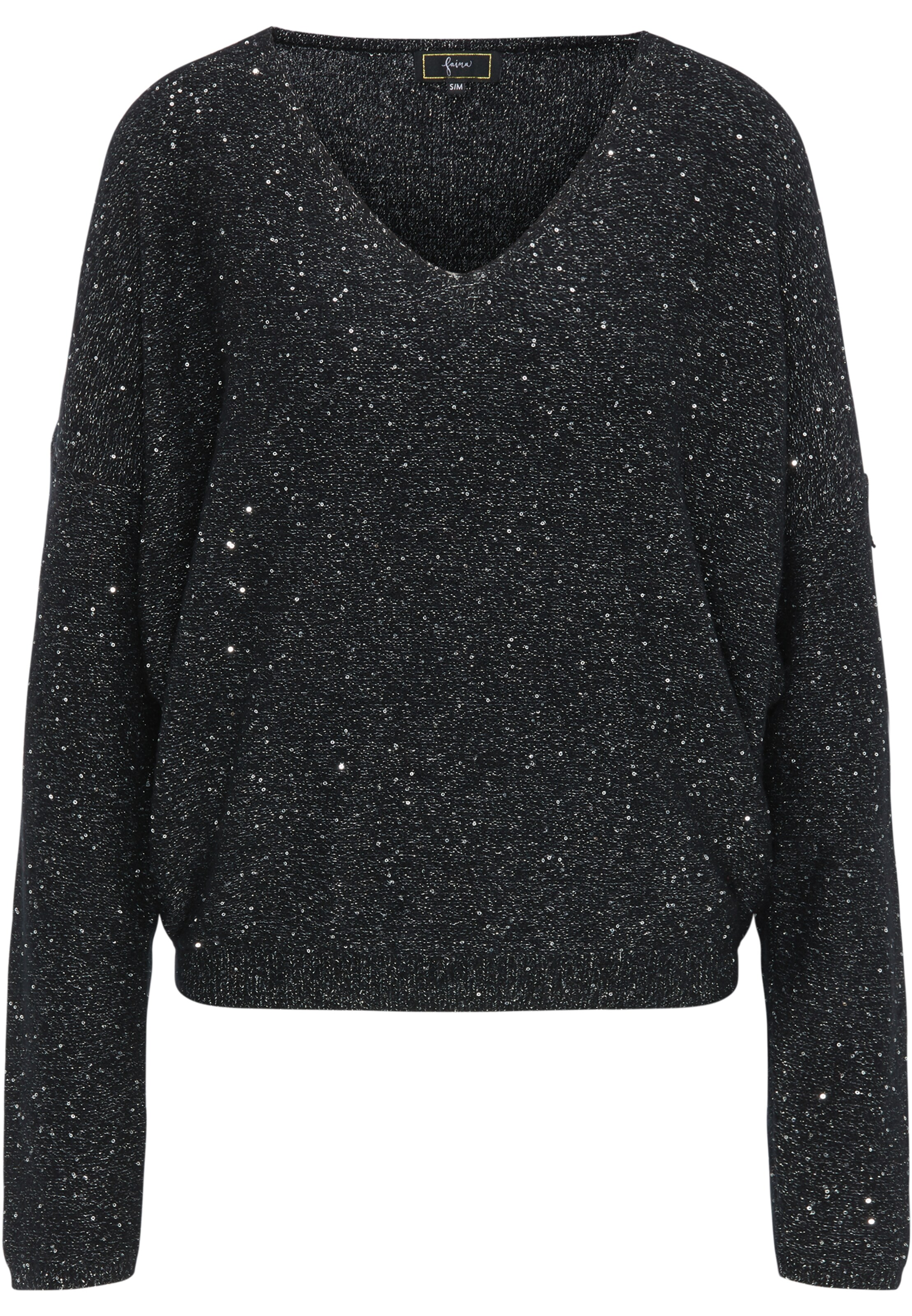 faina - Trui in de kleur Zwart