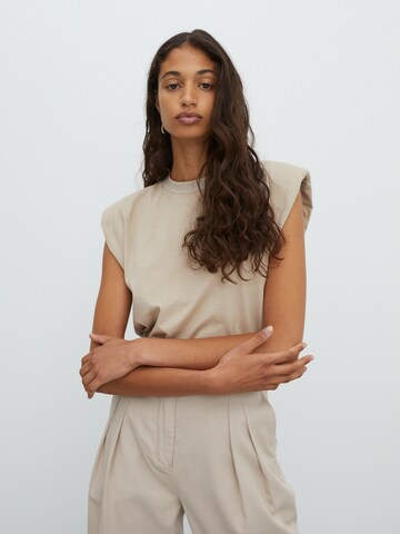 EDITED Shirt 'Elise' in Beige: predná strana