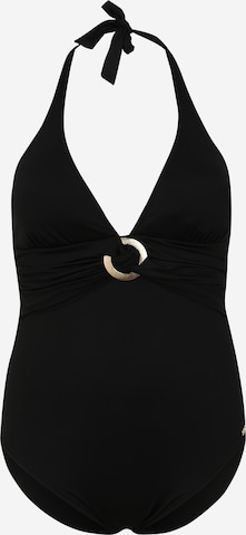 ABOUT YOU Curvy Regular Swimsuit 'Alita' in Black: front