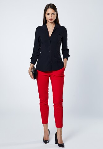 EVITA Slimfit Pantalon in Rood