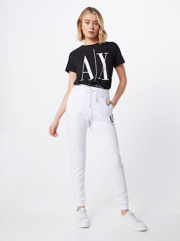 ARMANI EXCHANGE Тениска в черно