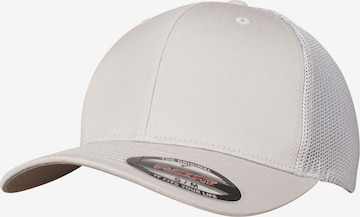 Cappello da baseball di Flexfit in bianco: frontale