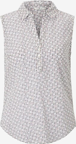 TOM TAILOR Bluse in Weiß: front