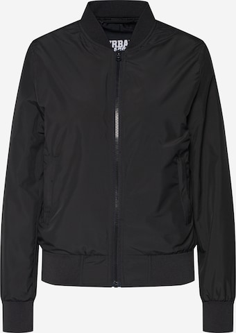 Urban Classics Between-Season Jacket in Black: front