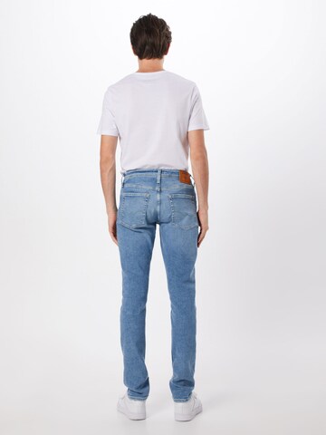 Coupe slim Jean 'Glenn' JACK & JONES en bleu : derrière