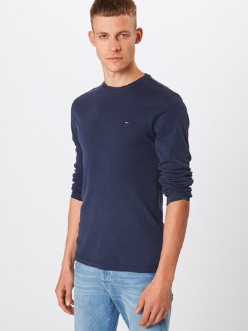 Tommy Jeans Shirt in Blauw: voorkant