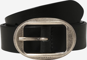 Ceinture 'Greta' ESPRIT en noir : devant