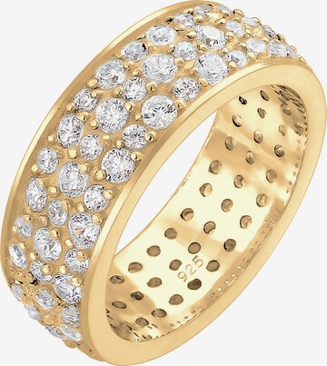 ELLI PREMIUM Ring 'Bandring' in Goud: voorkant