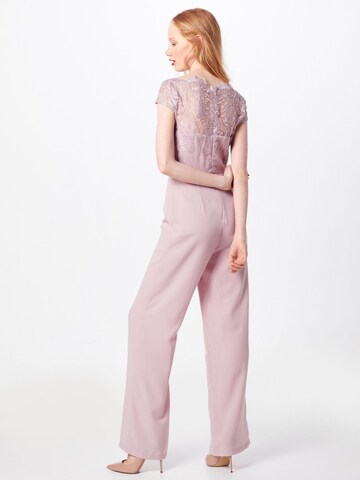 Chi Chi London Jumpsuit 'Alicia' in Roze: terug