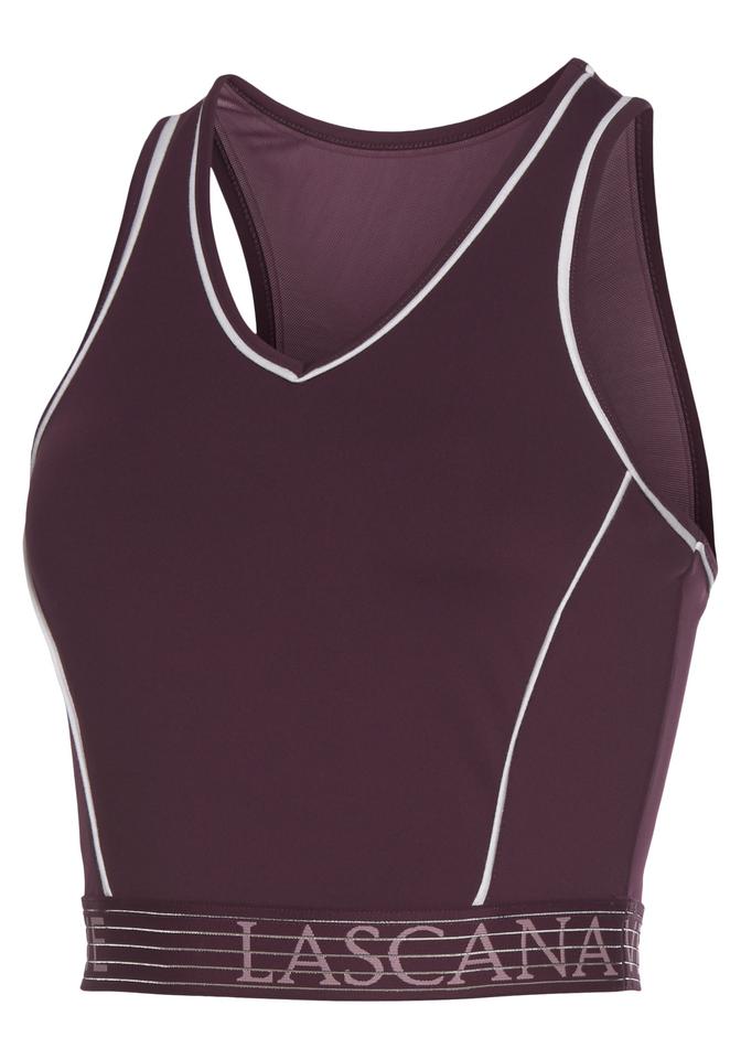 LASCANA ACTIVE Top in Pflaume 