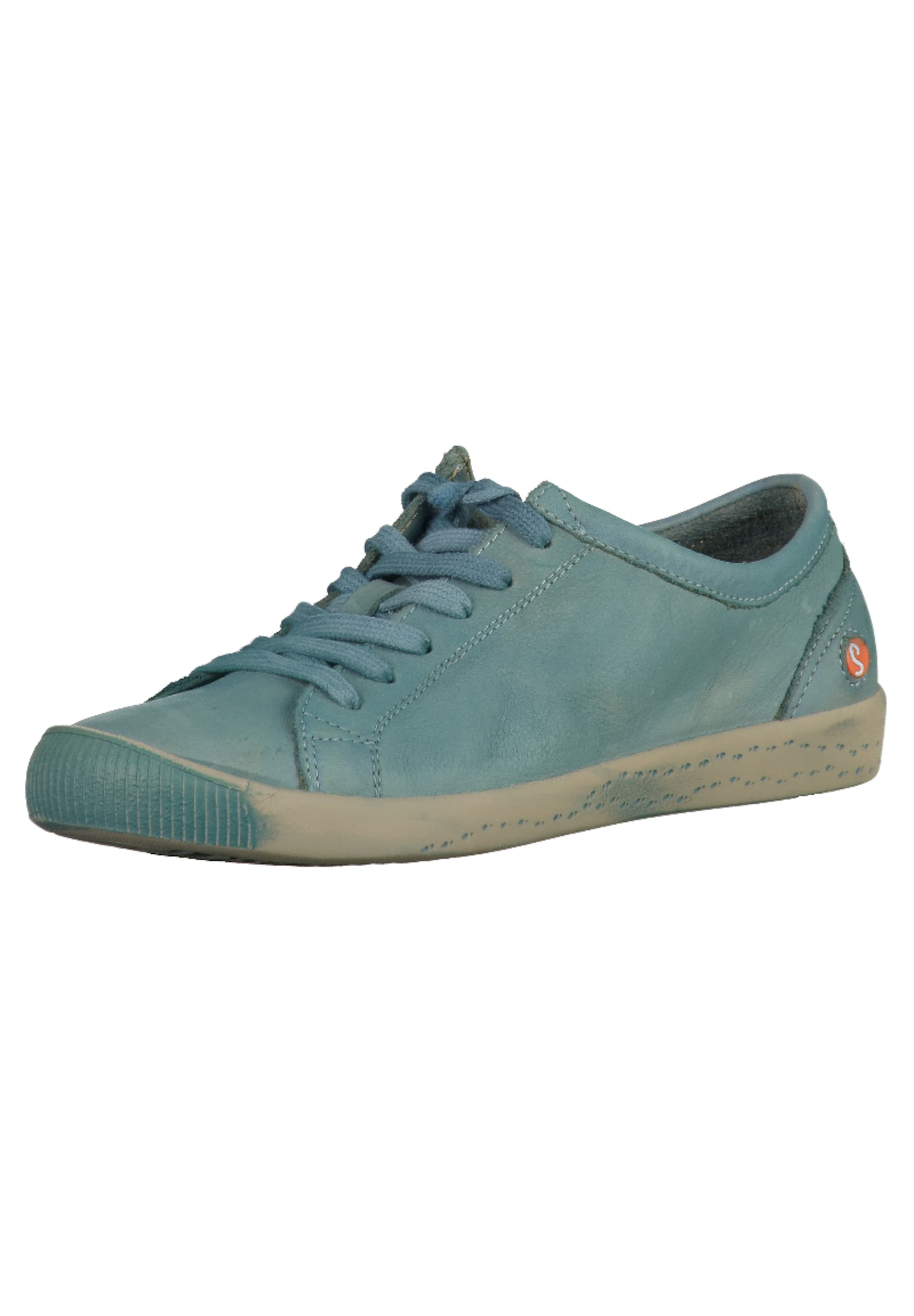 Softinos Platform trainers in Blue: front