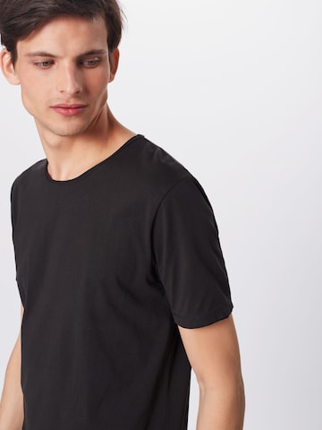 OLYMP Slim Fit T-Shirt 'Level 5' in Schwarz