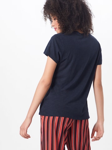 T-shirt AMERICAN VINTAGE en bleu : derrière