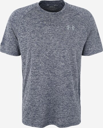 T-Shirt fonctionnel 'Tech 2.0' UNDER ARMOUR en bleu : devant