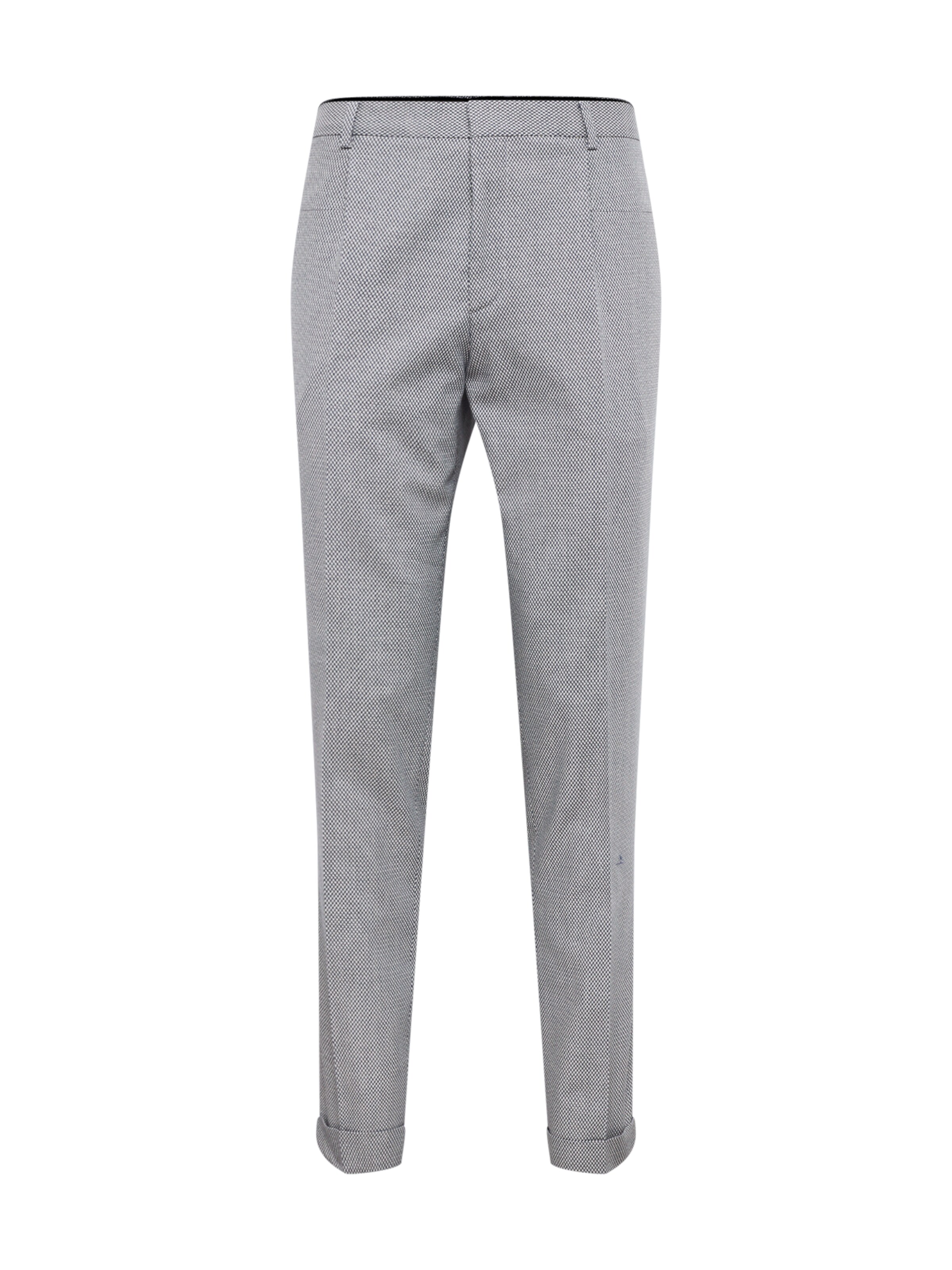 HUGO - Bandplooibroek 'Gabriel' in de kleur Lichtgrijs