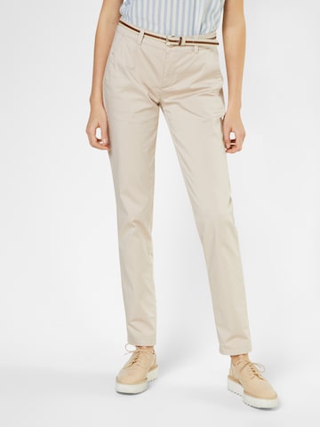 COMMA Regular Chino in Beige: voorkant