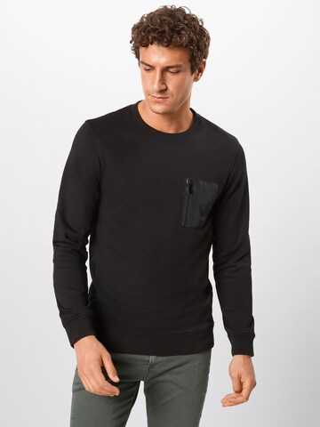 Urban Classics Bluzka sportowa w kolorze czarny: przód