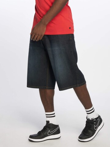 ROCAWEAR Loosefit Shorts 'FRI' in Blau