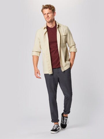 Slim fit Maglietta di JACK & JONES in rosso