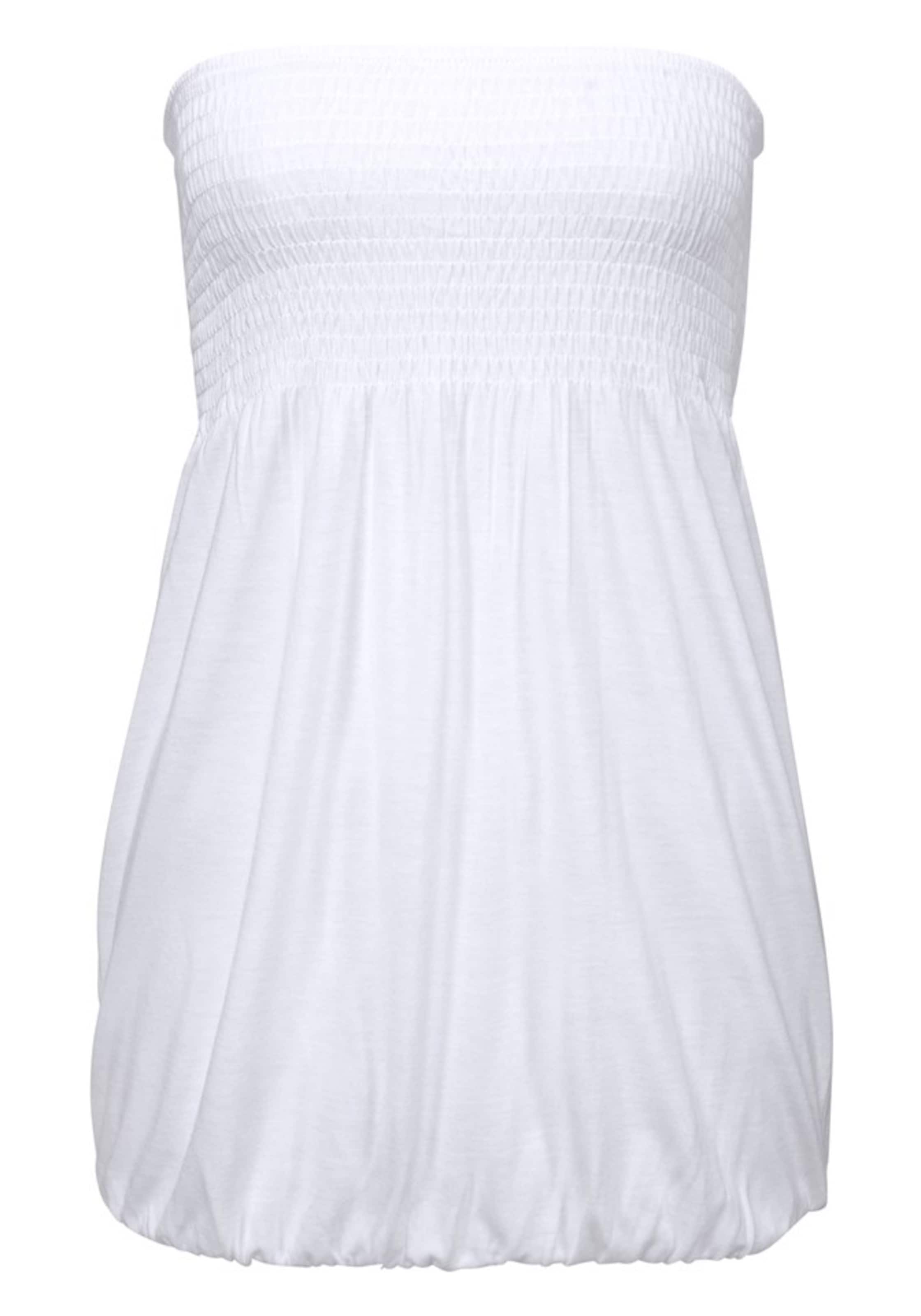 LASCANA Top | bela barva: sprednja stran