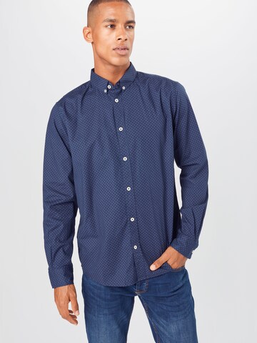 TOM TAILOR Regular fit Overhemd in Blauw: voorkant