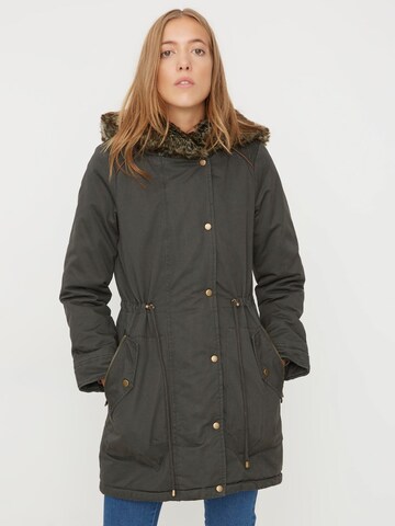 VERO MODA Winterparka 'Missy' in Groen: voorkant