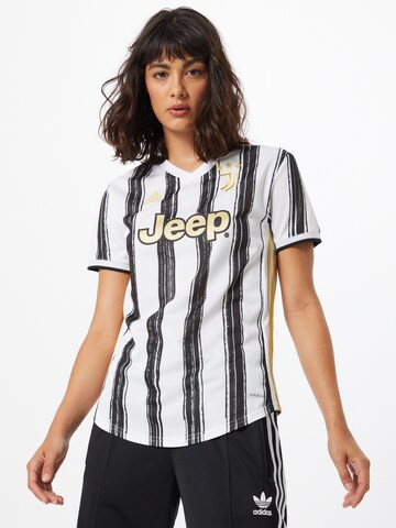 T-shirt fonctionnel 'Juve' ADIDAS PERFORMANCE en blanc : devant