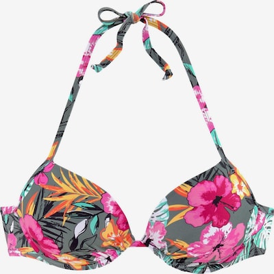 Top per bikini BUFFALO di colore giallo / grigio / rosa, Visualizzazione prodotti