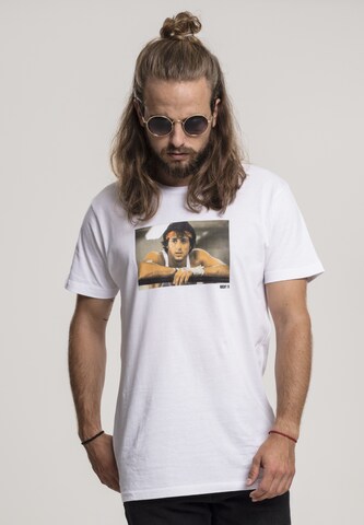 Mister Tee Shirt 'Rocky Break' in Wit: voorkant