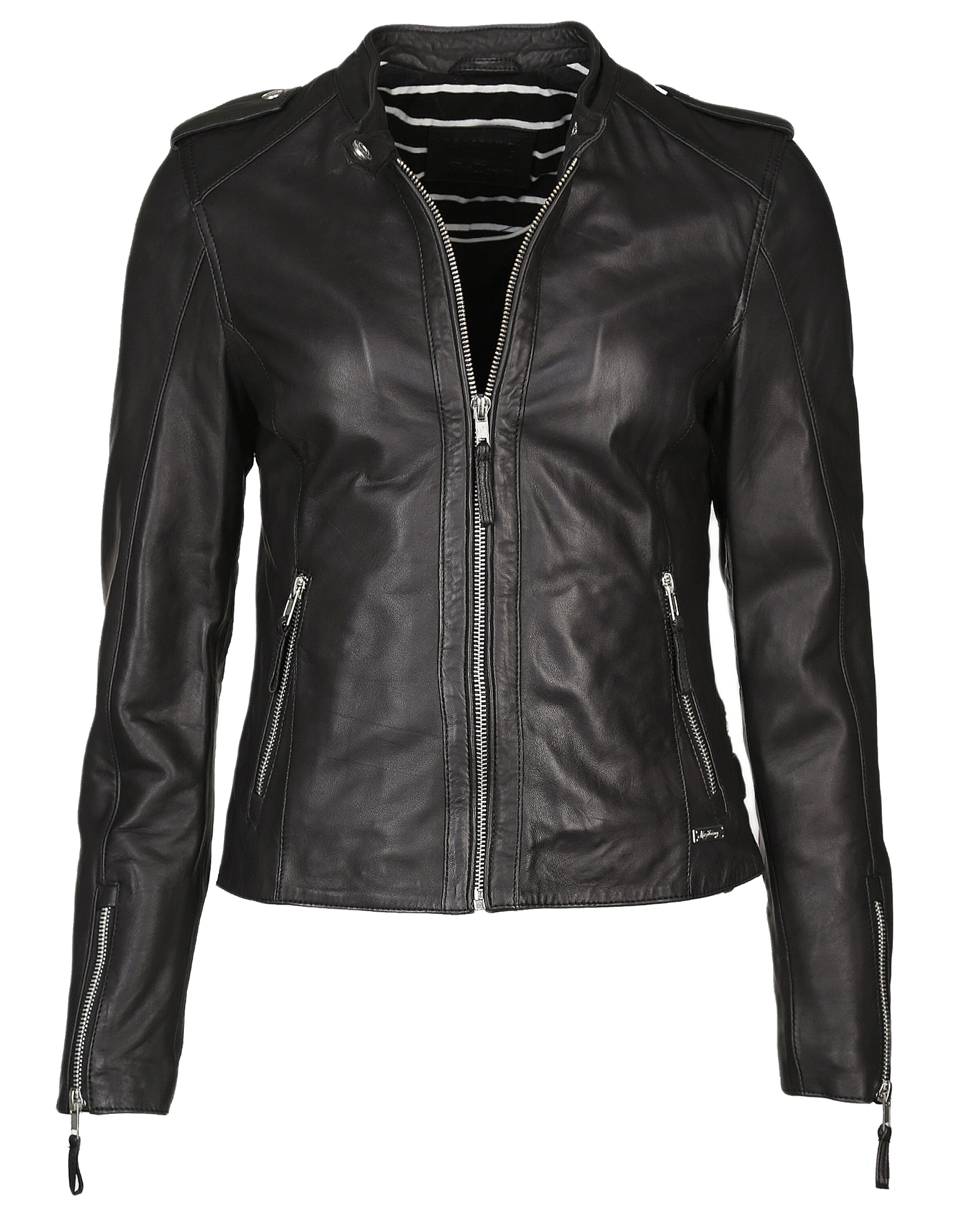 MUSTANG Tussenjas 'Nila' in Zwart: voorkant