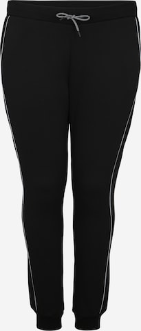 Urban Classics - Tapered Pantalón en negro: frente