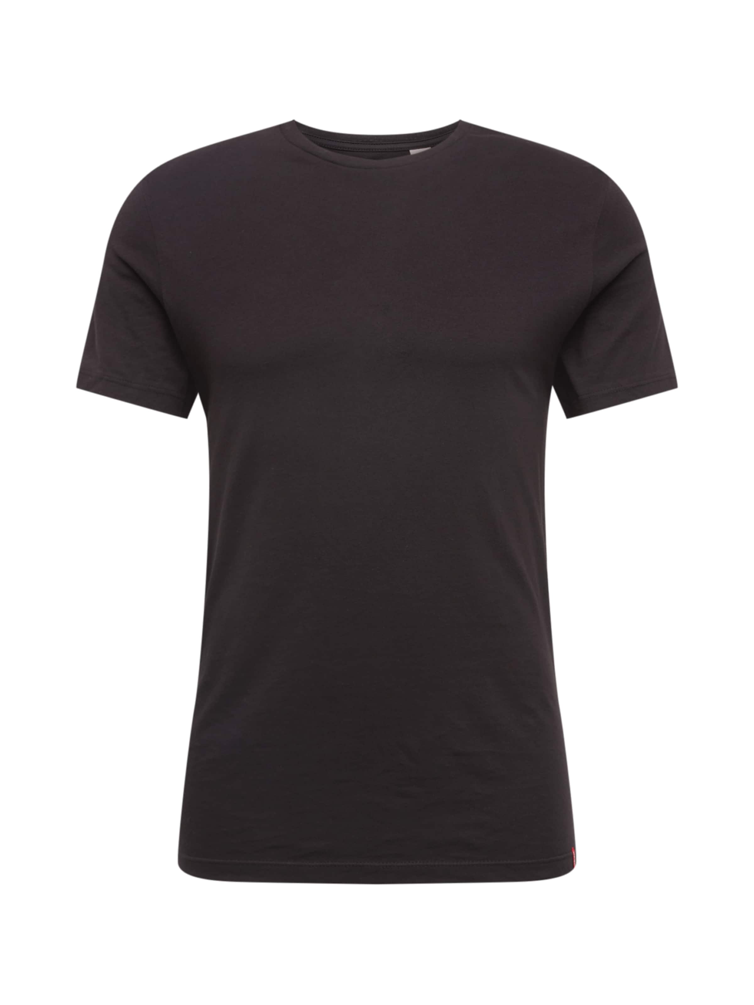 LEVI'S ® Särk 'Slim Crew Neck Tee - 2 Pack', värv must