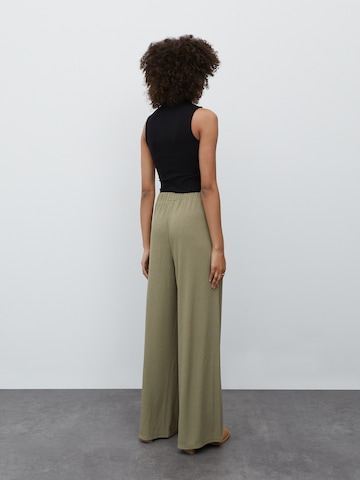 Wide Leg Pantalon 'Jamie' EDITED en vert