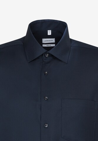 SEIDENSTICKER Regular fit Business Shirt in Blue