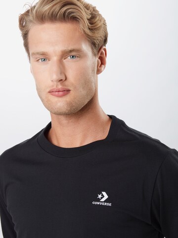 Regular fit Tricou de la CONVERSE pe negru