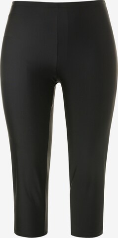 Ulla Popken Leggings in Zwart: voorkant